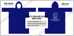 Nhà cung cấp áo mưa in logo rẻ