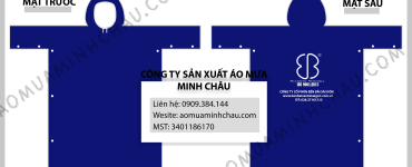 Nhà cung cấp áo mưa in logo rẻ