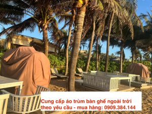Cung cấp áo trùm bàn ghế ngoài trời theo yêu cầu