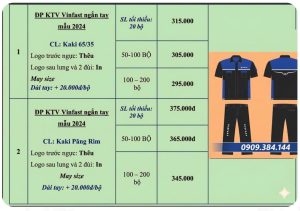 Cung cấp đồng phục thợ vinfast mới nhất theo yêu cầu