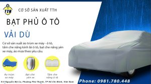 Cung cấp áo trùm ô tô theo yêu cầu